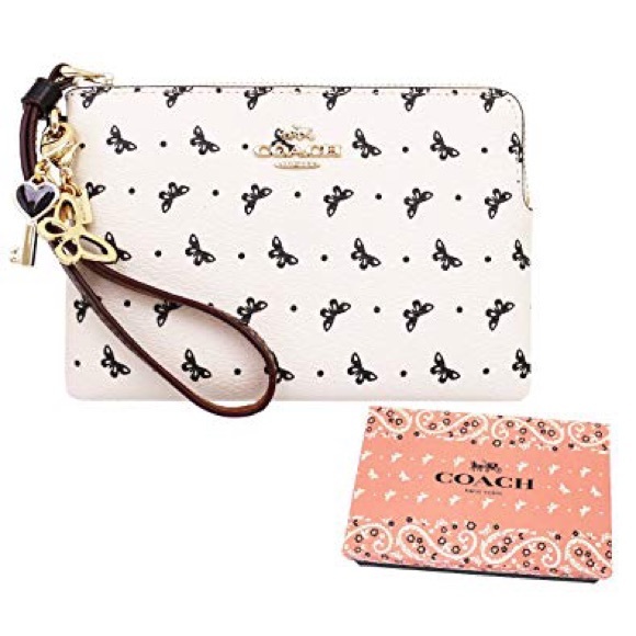 Coach Handbags - NWT Coach gorgeous rare wristlet with charms